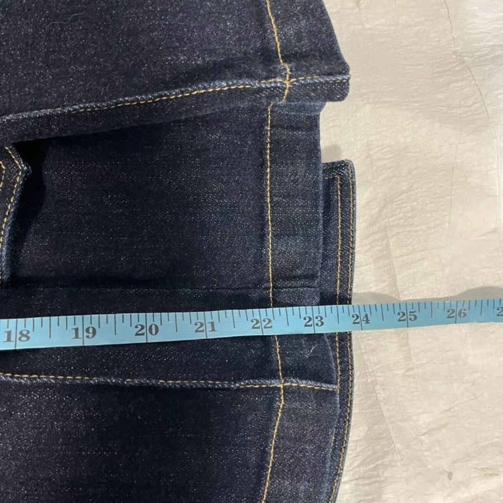 🐴 Ralph Lauren Jeans Co. Double Breasted Gold Button Denim Peacoat Jacket, M - Picture 8 of 10